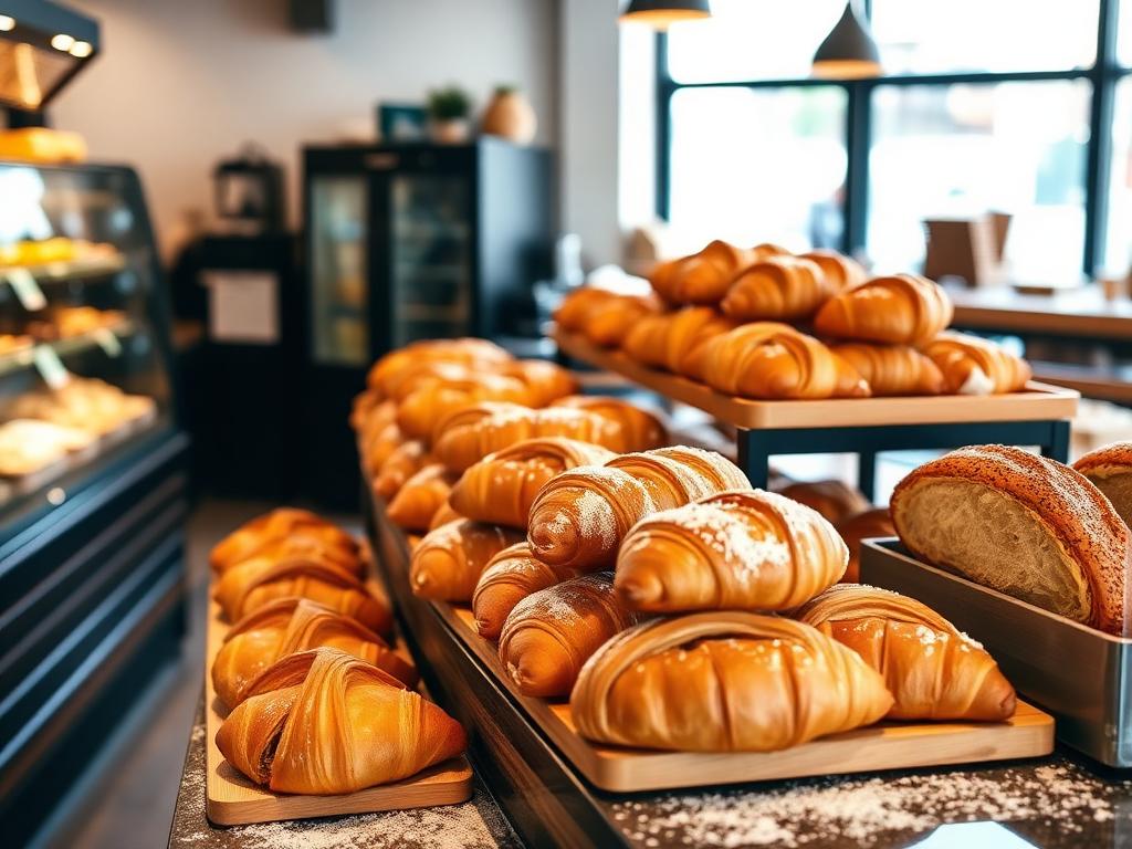 Pan y dulces del mostrador de Panadería Santa Lucía, en Plaza Jade